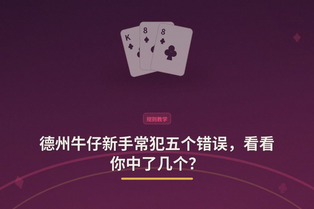 德州牛仔新手常犯五个错误，看看你中了几个？