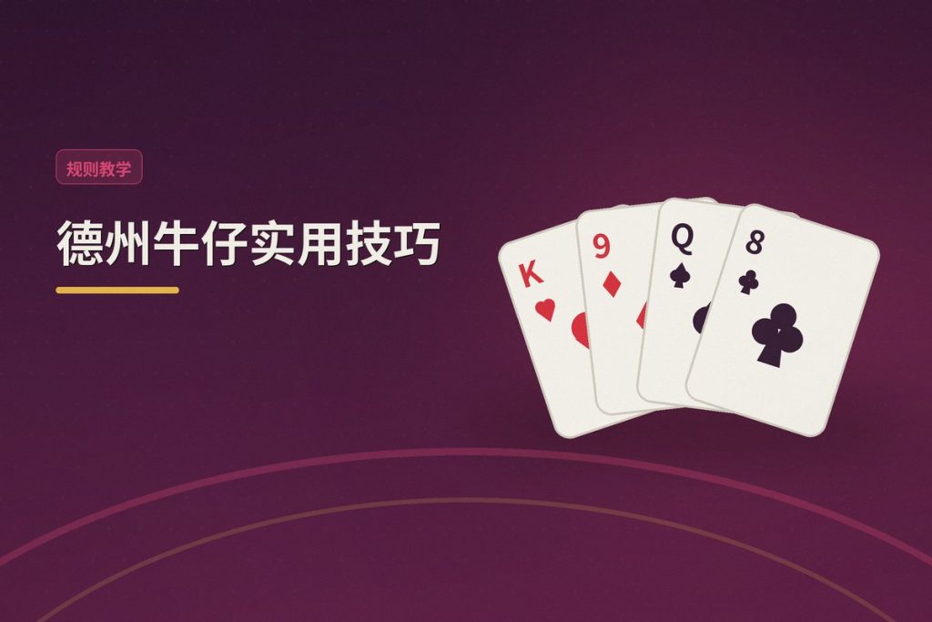 德州牛仔实用技巧：新手怎么打更稳？三个核心要点帮你提升赢率