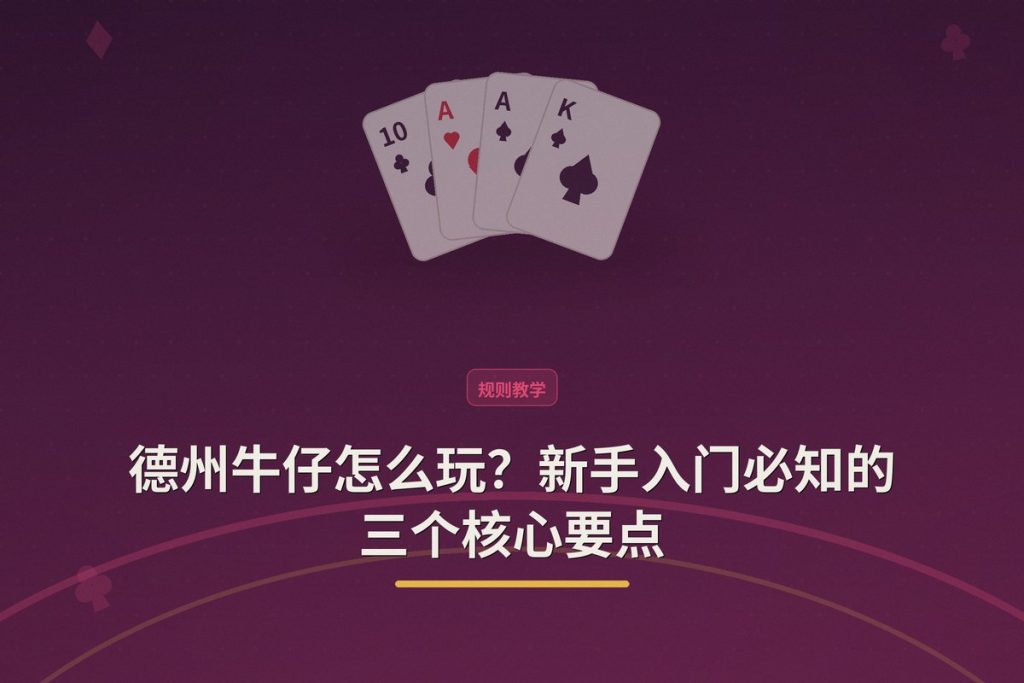 德州牛仔怎么玩？新手入门必知的三个核心要点