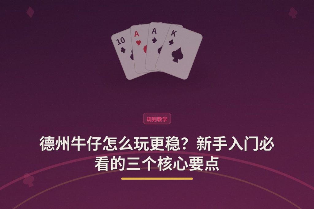 德州牛仔怎么玩更稳？新手入门必看的三个核心要点