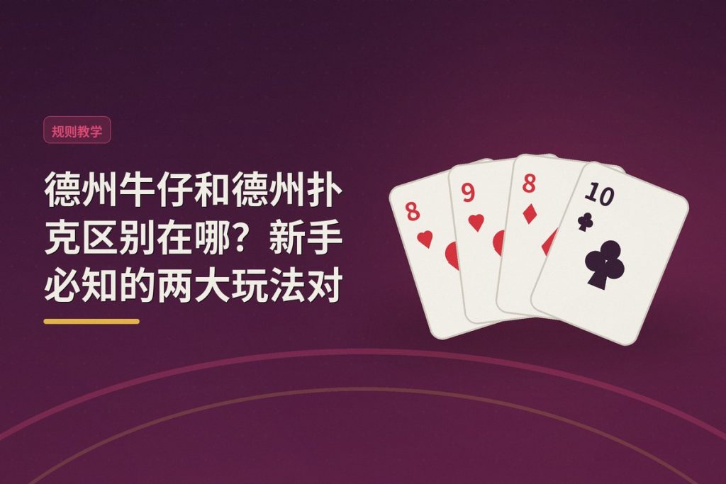 德州牛仔和德州扑克区别在哪？新手必知的两大玩法对比