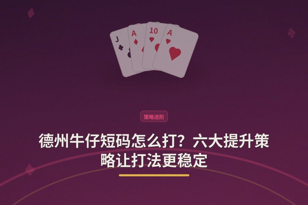 德州牛仔短码怎么打？六大提升策略让打法更稳定