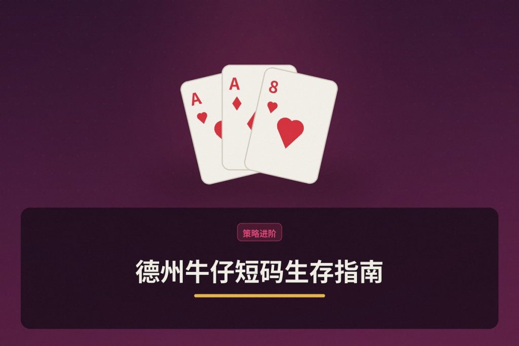 德州牛仔短码生存指南：三个让打法更稳的关键技巧